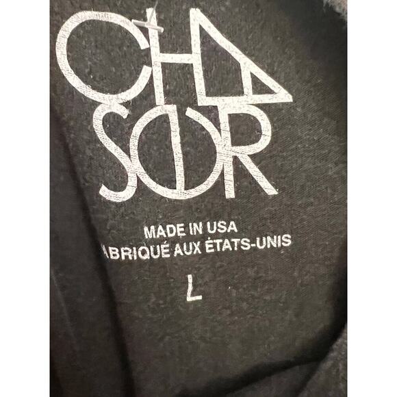 Chaser Peace Charcoal Gray Short Sleeve Graphic Crewneck T-Shirt Size Large NWT - Picture 4 of 5